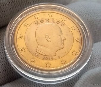 2€ mince Monaco. - 2