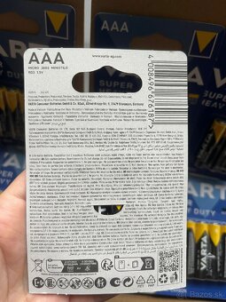 Baterky AAA 100ks Varta - 2