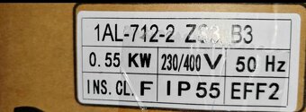 Elektromotor 220v / 380V 0,55 kw - 2