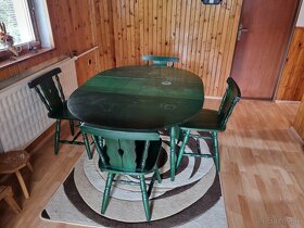 Rozkladací kuchynský stôl so stoličkami - 2