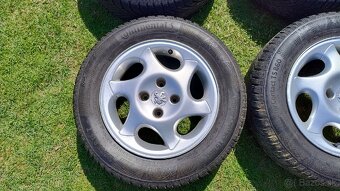 Peugeot elektróny 4x108 zimné pneumatiky 195/65 R15 - 2