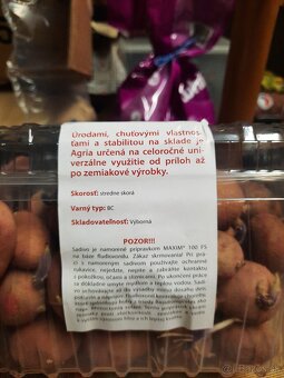Predám zemiaky sadenice agria - 2