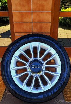 alu R16 5x98, pneu Good Year 205/55, orig. Fiat 500L + TIPO - 2