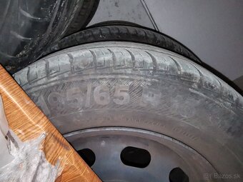 195/65 R15 plechače+3 PNEU ZADARMO - 2