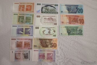 Unc mix bankovky Zimbabwe - 2