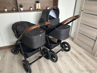 Predám 2x kombinovaný kočík Kinderkraft + 2x vajíčko Joie - 2