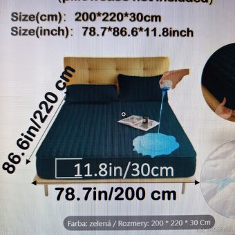 Predám nepremokavú ochranu  na Váš matrac - 2