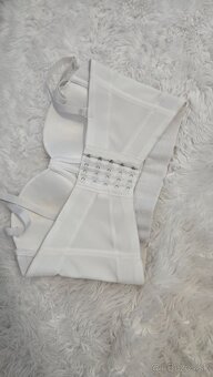 Biely korzetový top - 2