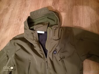 Predám vyhrievanu softshellku olivovej farby vel.L - 2