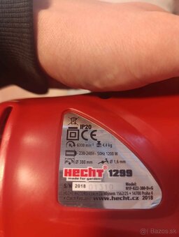 Predám elektrickú HECHT kosačku - 2