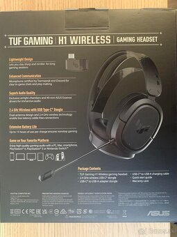 Herné slúchadlá ASUS TUF H1 WIRELESS - 2