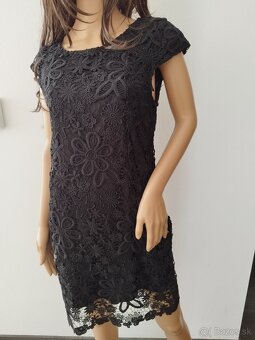 Elegantné čierne šaty. L/40 - 2