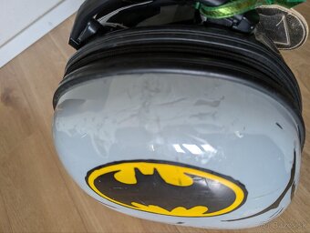 Detský cestovný kufor Batman (svietiace kolieska) - 2