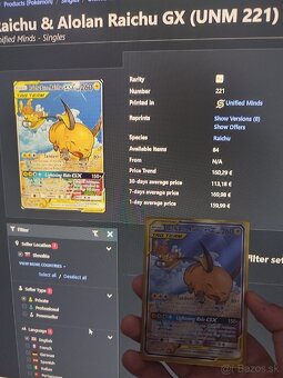 Pokémon karta Raichu&alolanRaichu GX - 2