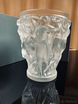 Váza Lalique Bacchantes (číry krištáľ) - 2