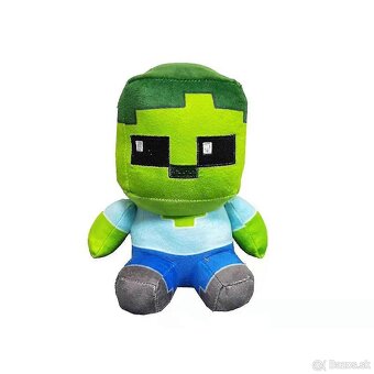 Minecraft Warden, Zombie, Korytnacka 25 cm - 2
