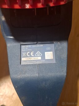 Vŕtacie kladivo, príklepová vŕtačka bosch gbh 18v-21 - 2