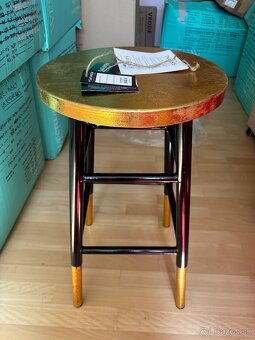 Barovy stolcek zlato cierny - 2