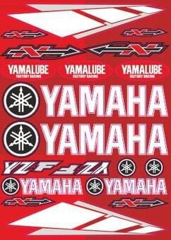 Predám nálepky Yamaha - 2