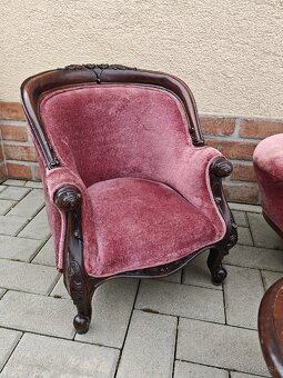 Gauč kreslo a stolík - 2