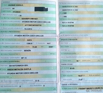 Hyundai i30 1.4 2012 predám BOČNÉ DVERE, MOTOR G4FA, DVERE, - 2