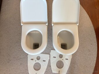 Predam 2 x zavesna WC misa Duravit Starck + sedatko - 2