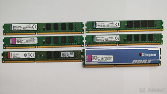 Predám DDR3 RAM do PC, rôzne modely. - 2