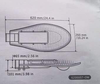 Vonkajšie led osvetlenie 2x60w 6500lm - 2
