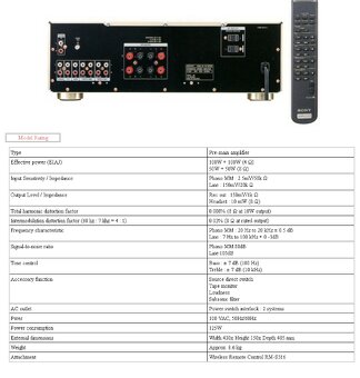 Zosiľiovač Sony TA-FB720R - 2