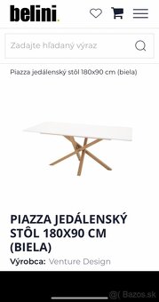 Jedálenský stôl 180x90 - 2