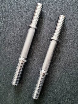 Rúčka / hriadeľ na jednoručnú činku 2x 350/30 mm na závit - 2