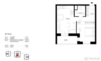 2 izbový B.2.4 Bell Residence - 2