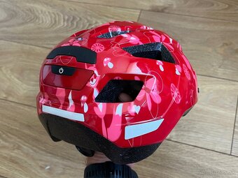 Detská cyklistická prilba Červená - 2