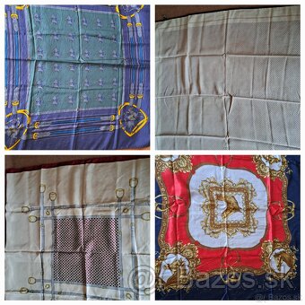 Hodvábne, vlnené šatky, šály - 2