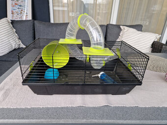 Klietka pre škrečka s tunelom 50,5x28x21cm - 2