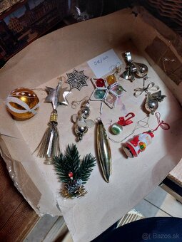 Staré retro Vianočné a veľkonočné ozdoby - 2