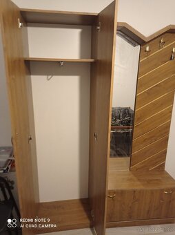 Chodba,skriňa,vešiak,zrkadlo,botnik - 2