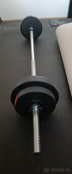 Tyče + jednoručka + závažia - 2