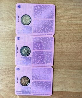Coin card 2€ Trenčín 2026 - 2
