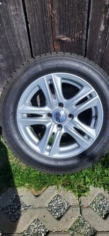 Predám alu disky 4x100 R14+ pneu - 2