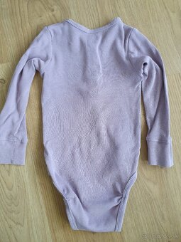 LINDEX Body s henley golierom veľkosť 86 - 2