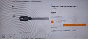 Univerzálna račňa. - 2