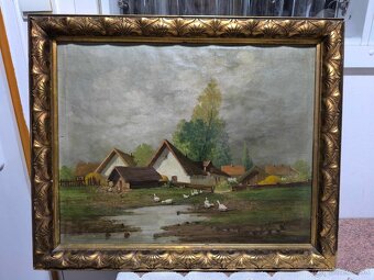 Bela Barsi - olejomaľba - 2