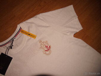 Moncler pánske tričko biele - 2
