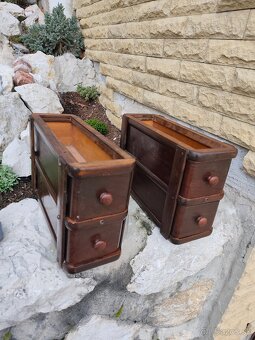 Staré drevené zásuvky aj rám - 2