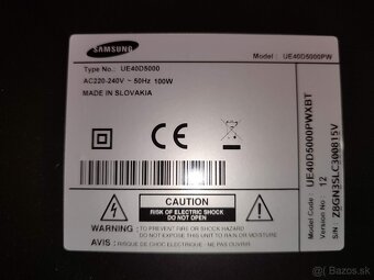 Samsung UE40D5000 LED 40\" (101cm) bez internetu - 2