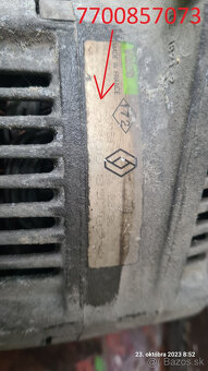 Alternátor 7700857073 - 2