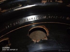 Plechové disky 16"s označením KFZ8053/16X6J ET36.5 - 2