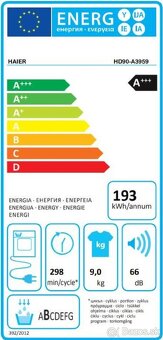 Sušička HAIER HD90-S - 2