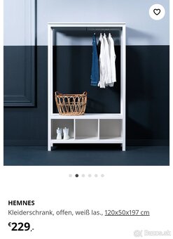 Chodbova zostava Hemnes IKEA - 2